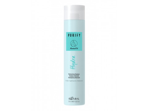 KAARAL PURIFY new HYDRA Drėkinamasis šampūnas sausiems plaukams su migdolų, alyvuogių, ryžių ir ramunėlių ekstraktais, 300 ml KAARAL PURIFY new HYDRA Drėkinamasis šampūnas sausiems plaukams su migdolų, alyvuogių, ryžių ir ramunėlių ekstraktais, 300 ml